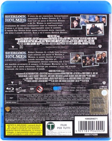 Sherlock Holmes / Sherlock Holmes: Gra cieni [2xBlu-Ray]