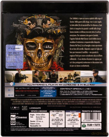 Sicario 2: Soldado (Steelbook) [Blu-Ray 4K]+[Blu-Ray]