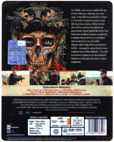 Sicario 2: Soldado (steelbook) [Blu-Ray]