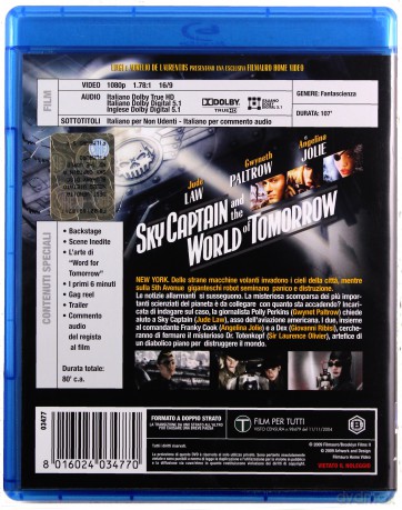 Sky Captain and the World of Tomorrow (Sky Kapitan i świat jutra) [Blu-Ray]
