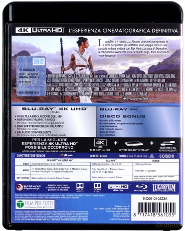 Star Wars: Episode IX - The Rise of Skywalker (Gwiezdne wojny: Skywalker - odrodzenie) [Blu-Ray 4K]+[2xBlu-Ray]