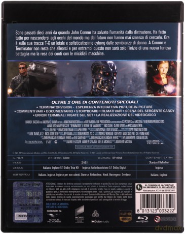 Terminator 3: Rise of the Machines (Terminator 3: Bunt maszyn) [Blu-Ray]