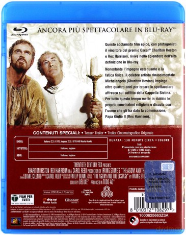 The Agony and the Ecstasy (Udręka i ekstaza) [Blu-Ray]