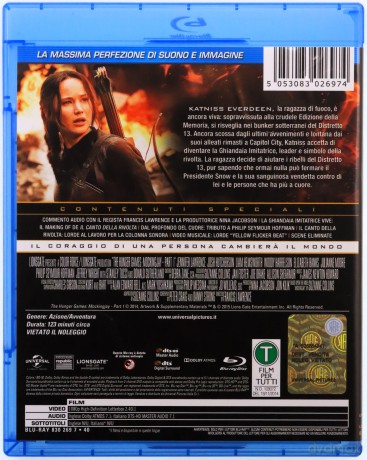 The Hunger Games: Mockingjay - Part 1 (Igrzyska śmierci. Kosogłos. Część 1) [Blu-Ray]