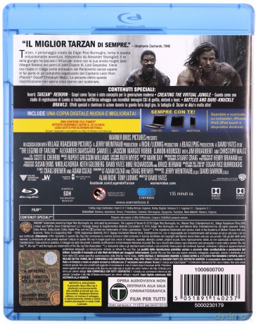 The Legend of Tarzan (Tarzan: Legenda) [Blu-Ray]