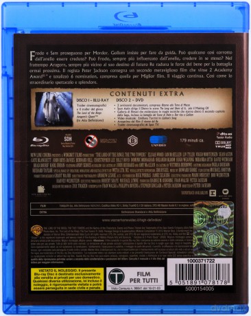 The Lord of the Rings: The Two Towers (Władca pierścieni: Dwie wieże) [Blu-Ray]