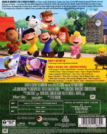 The Peanuts Movie (Fistaszki - wersja kinowa) [Blu-Ray 3D]+[1xBlu-Ray]
