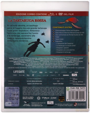 The Red Turtle (Czerwony żółw) [Blu-Ray]+[DVD]