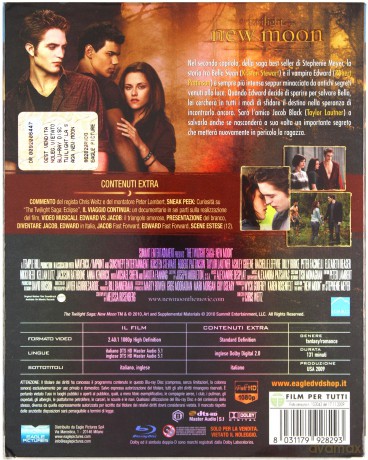 The Twilight Saga: New Moon (Saga 'Zmierzch': Księżyc w nowiu) [Blu-Ray]