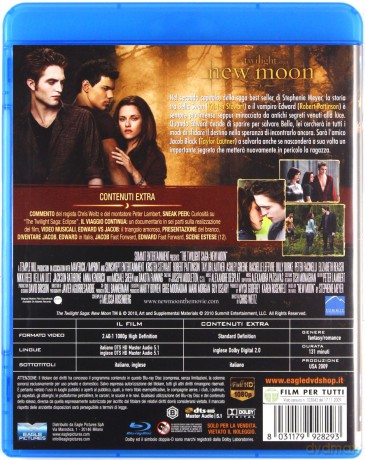 The Twilight Saga: New Moon (Saga 'Zmierzch': Księżyc w nowiu) [Blu-Ray]