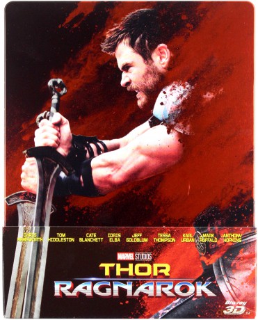 Thor Ragnarok (steelbook) [Blu-Ray 3D]+[Blu-Ray]