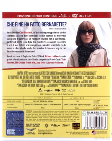 Where'd You Go, Bernadette (Gdzie jesteś, Bernadette?) [Blu-Ray]+[DVD]