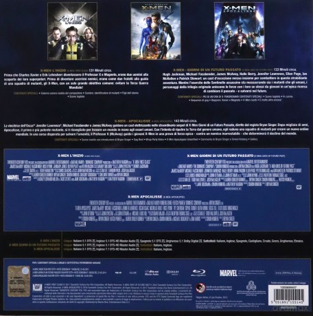 X-Men Beginnings Trilogy (Vinyl Edition) [3xBlu-Ray]
