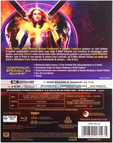 X-Men: Mroczna Phoenix [Blu-Ray 4K]+[Blu-Ray]