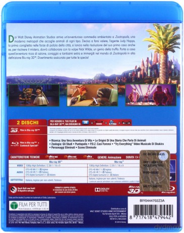 Zootopia (Zwierzogród) [Blu-Ray 3D]+[1xBlu-Ray]