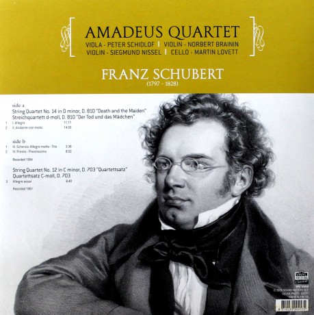 Schubert: Amadeus Quartet [Winyl]