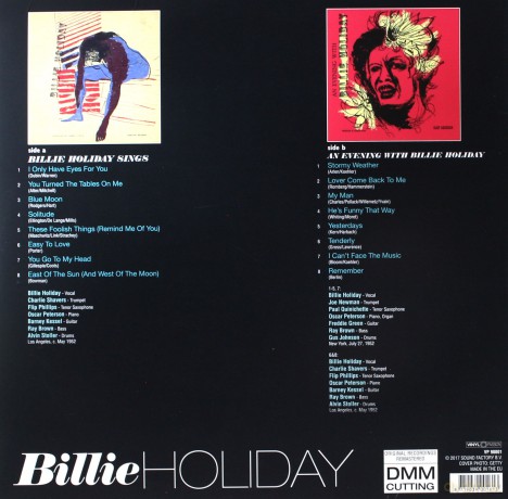 Billie Holiday: Billie Holiday Sings An Evening With Billie Holi [Winyl]