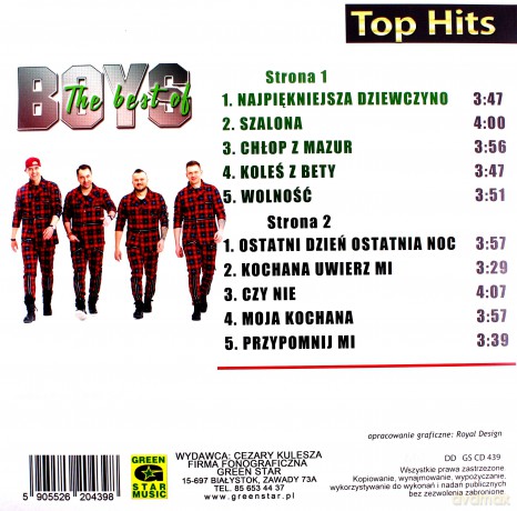 Boys Top Hits [Winyl]