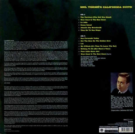 Mel Torme: California Suite [Winyl]
