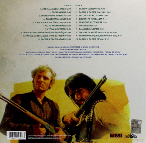 Faccia A Faccia soundtrack (Ennio Morricone) [Winyl]