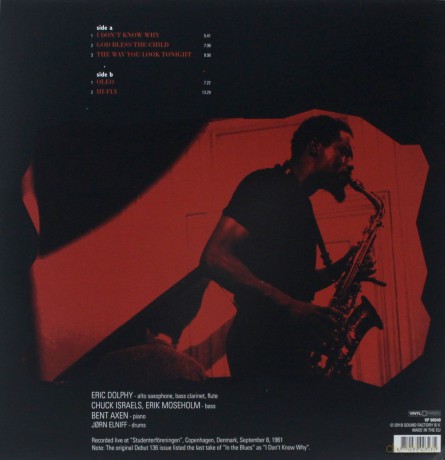 Eric Dolphy: In Europe [Winyl]