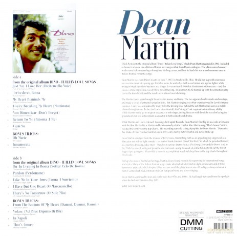 Dean Martin: Italian Love Songs, Dean Martin [Winyl]