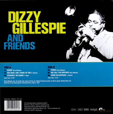 Dizzy Gillespie: Live At The Jazz Festival Bern [Winyl]