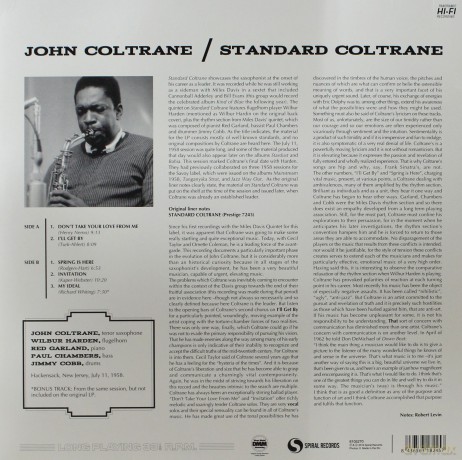 John Coltrane: Standard Coltrane [Winyl]