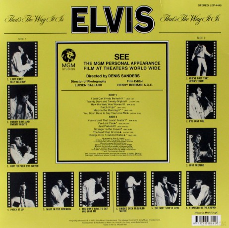 Elvis Presley: That' s The Way It Is [Winyl]