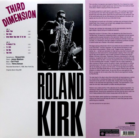 Roland Kirk: Third Dimension... [Winyl]