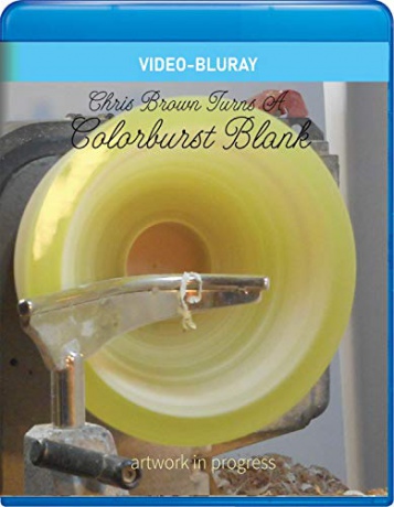 Chris Brown Turns a Colorburst Blank [Blu-Ray]