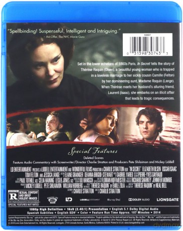 In Secret (Teresa Raquin) [Blu-Ray]