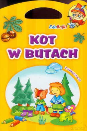 Kot w butach z naklejkami (EduBajki) - Joanna Skóra [KSIĄŻKA]