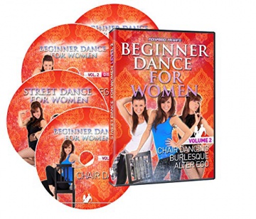 Beginner Dance For Women Vol. 2: Burlesque, Chair Dance, Music Video, Plus Workout [4xBlu-Ray]