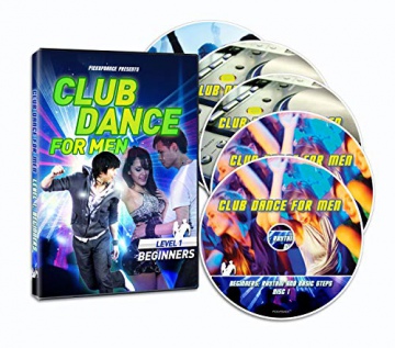 Club Dance For Men Level 1: Beginner's Rhythm And Basic Steps | Learn How To Dance In A Club Tutorial Program [5xBlu-Ray]