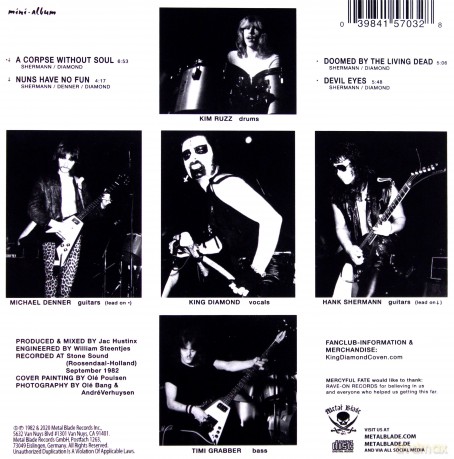 Mercyful Fate: Mercyful Fate EP (digipack) [CD]