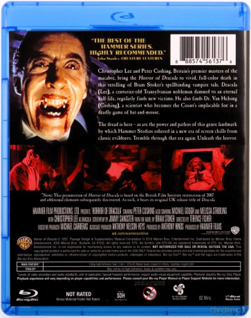 Horror of Dracula [Blu-Ray]