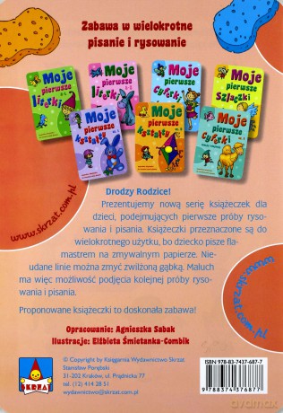 Moje pierwsze cyferki cz.2 - Agnieszka Sabak [KSIĄŻKA]