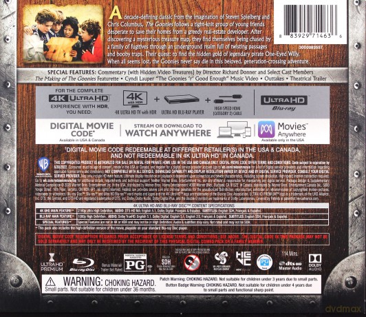 The Goonies: Exclusive Giftset [BOX] [Blu-Ray 4K]+[Blu-Ray]