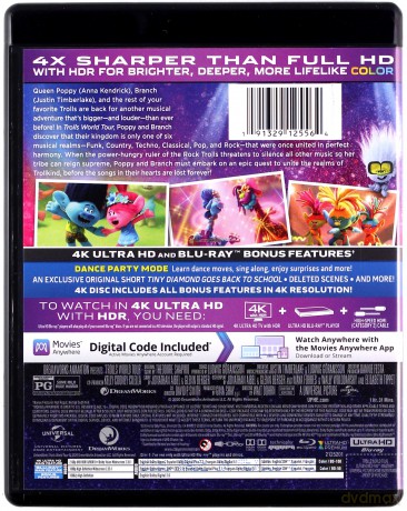 Trolls World Tour (Trolle 2) [Blu-Ray 4K]+[Blu-Ray]