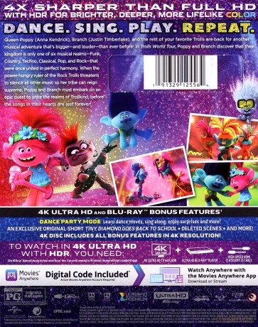 Trolls World Tour (Trolle 2) [Blu-Ray 4K]+[Blu-Ray]