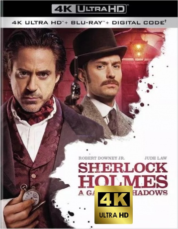 Sherlock Holmes: A Game of Shadows (Sherlock Holmes: Gra cieni) [Blu-Ray 4K]+[Blu-Ray]