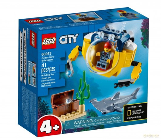 LEGO City Oceaniczna mini łódź podwodna (60263) [KLOCKI]