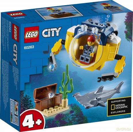 LEGO City Oceaniczna mini łódź podwodna (60263) [KLOCKI]
