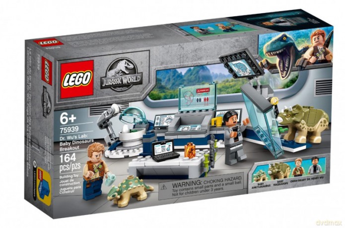 LEGO Jurassic World Laboratorium doktora Wu [KLOCKI]