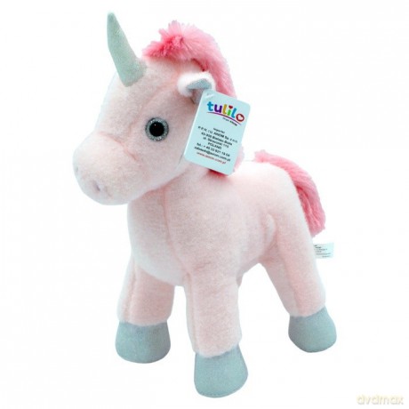 Maskotka Jednorożec Kaja stojący różowy 29 cm