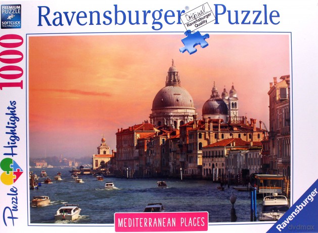 RAVENSBURGER 1000 el. Śródziemnomorskie Włochy [PUZZLE]