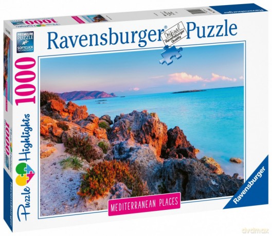 RAVENSBURGER 1000 el. Śródziemnomorska Grecja [PUZZLE]