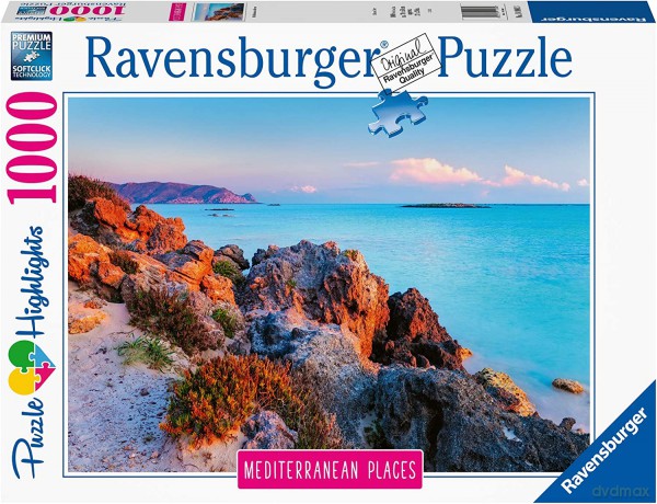 RAVENSBURGER 1000 el. Śródziemnomorska Grecja [PUZZLE]