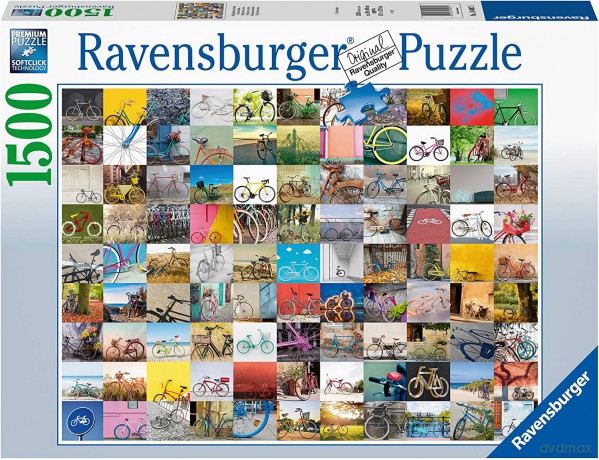 RAVENSBURGER 1500 el. 99 Rowerów [PUZZLE]